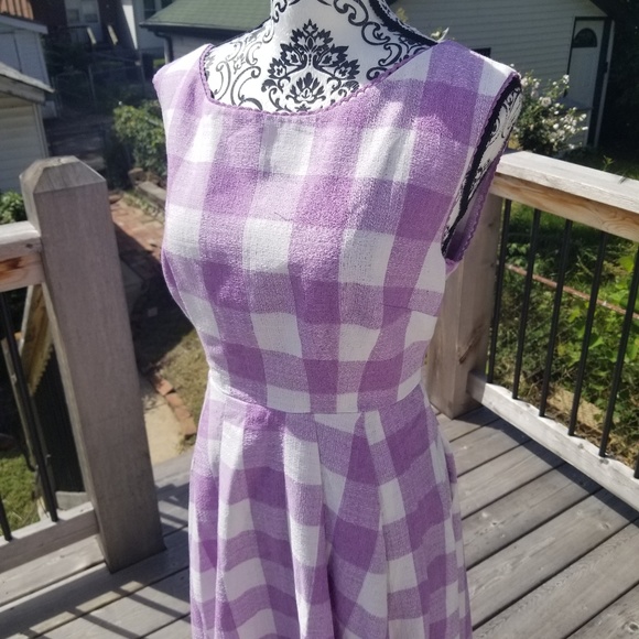 NWT Collectif/Modcloth Gingham Dress - Picture 6 of 8